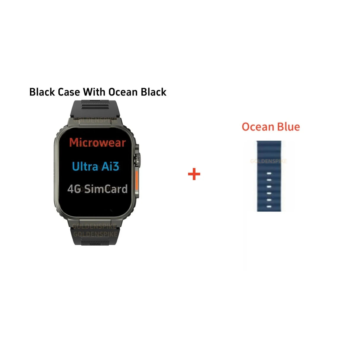 Reloj inteligente Microwear S10 Ultra con tarjeta SIM 4G, Android, pantalla Amoled de 2,2 pulgadas y 448 x 528, monitor de salud, cámara giratoria de 180° y 256 GB.