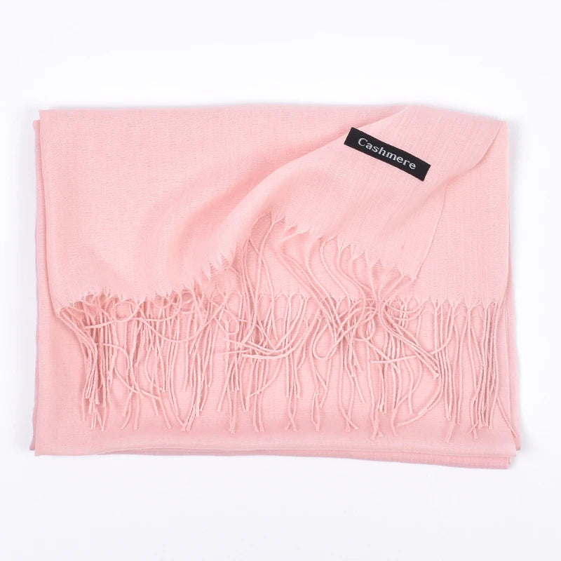 Bufandas de cuero en polvo para otoño e invierno, nuevas, de un solo color, al por mayor, para hombres y mujeres, 120 g, chal con diadema de un solo color.