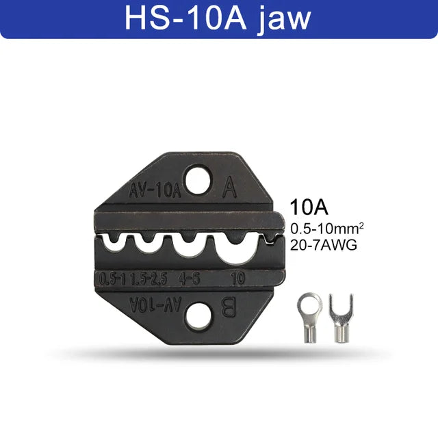 Crimping pliers jaw HS-03BC/40J/10WF/10A/103/2546B/35WF/05H/06WF2C for 230mm pliers plug spring and crimping cap terminals