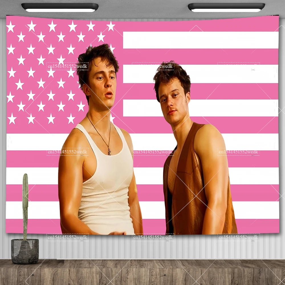 JJ Outerbanks Tapestry JJ Maybank American Flag Aesthetic Bedroom Decoration Obx Outer Banks Tapestrys Home And Garden Banner