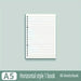 A5 horizontal line