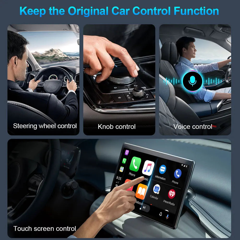 2026 New! 2-in-1 Mini Wireless Adapter Seamlessly Enable Carplay & Android Auto Plug & Play For Most Vehicle Models