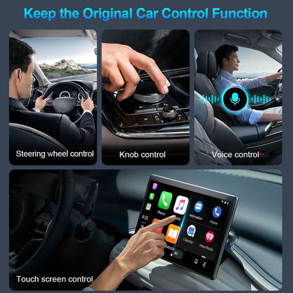 2026 New! 2-in-1 Mini Wireless Adapter Seamlessly Enable Carplay & Android Auto Plug & Play For Most Vehicle Models