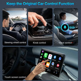 2026 New! 2-in-1 Mini Wireless Adapter Seamlessly Enable Carplay & Android Auto Plug & Play For Most Vehicle Models