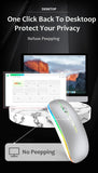 Bluetooth Mouse for Asus ZenBook 14 UX433 Vivobook Flip 14 12" M420 R211 Laptop PC Wireless Mouse Rechargeable Mute Gaming Mouse