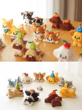 DIY Cute Dog Building Blocks Puppy Pet Model Animal Assemble Bricks Set Poodle Corgi Husky Cartoon Table Decor Gift for Kids