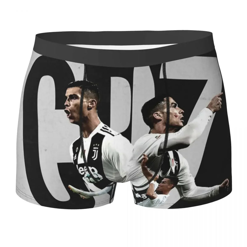 Boxer Underpants Shorts CR7 Cristiano Ronaldo Panties Men Ventilate Underwear for Homme Man Boyfriend Gift
