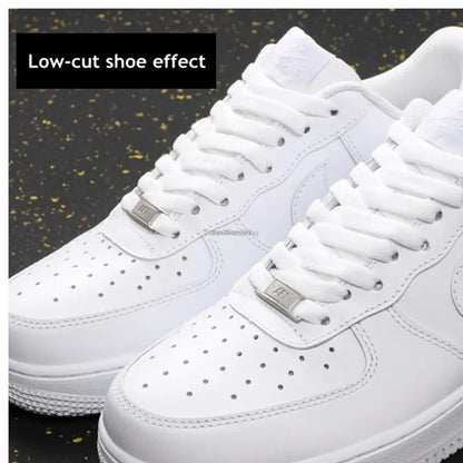 Cordones originales AF1, combinación de cordones blancos para zapatos planos y decoración de zapatos, para zapatillas Air Force One, accesorios para zapatos.