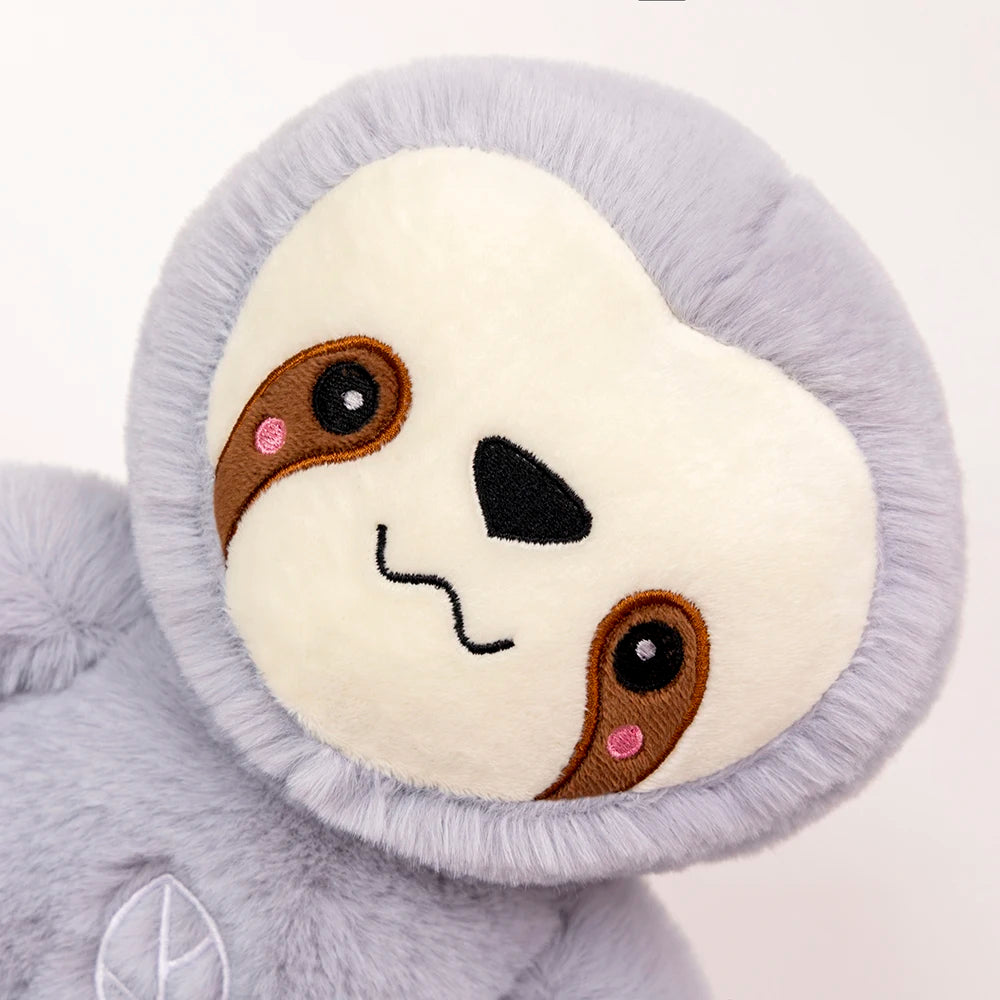 Peluche de perezoso que respira kawaii, oso relajante para bebés, compañero de sueño para bebés, peluche con sonido y luz