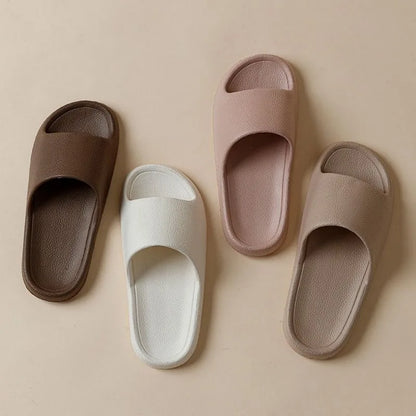 Summer Fashion Slippers Women Shoes Cloud Slippers For Men Home Flat Sandals Massage Flip Flops Couples Bathroom Indoor Slides