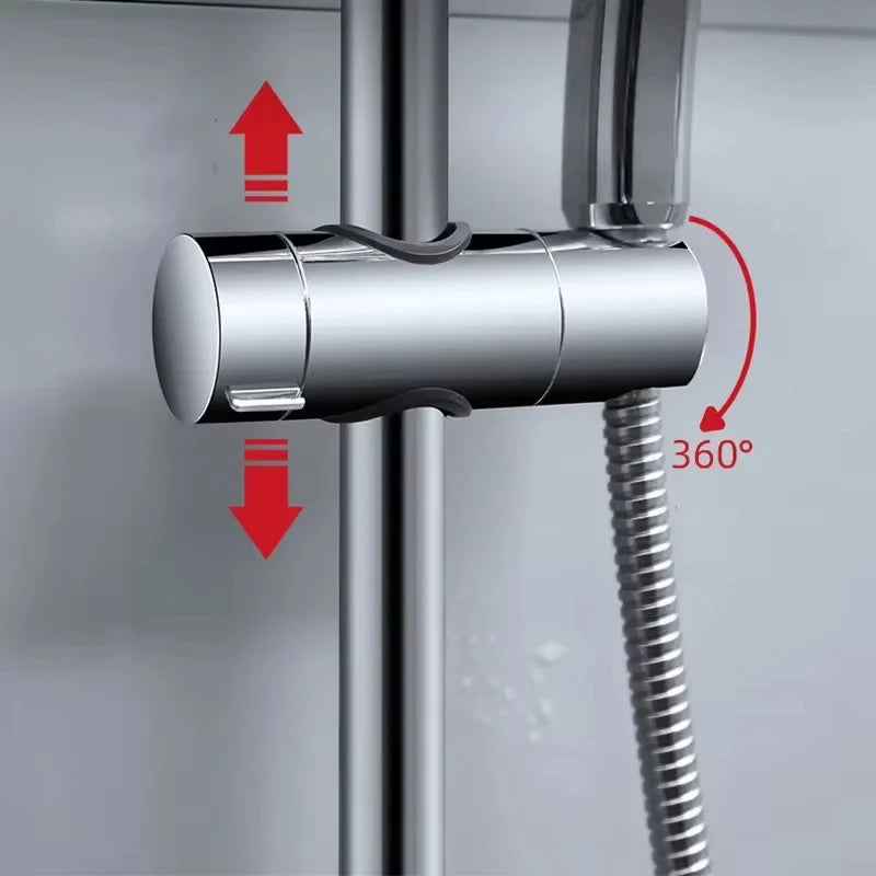 Soporte universal para cabezal de ducha, soporte ajustable para riel de ducha, accesorios de baño, soporte de ducha de mano de repuesto para barra deslizante.