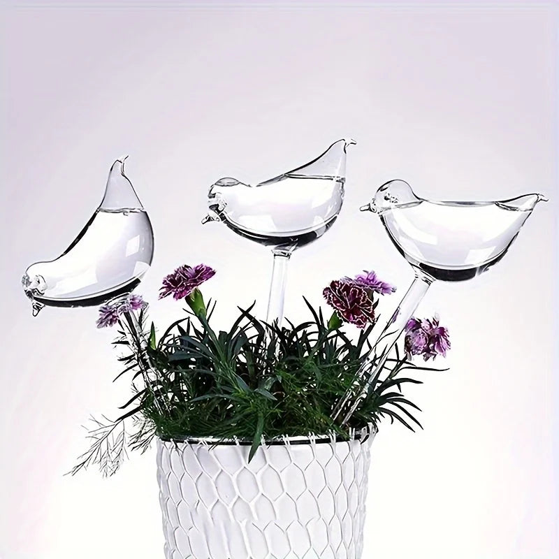 5 Packs Bird-Shaped Self-Watering Globes Perfect For Automatic Flower Watering And Home Garden Tools Drip Water Seepage Device