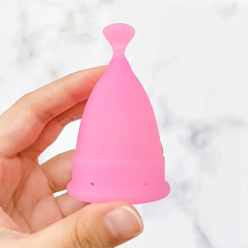 Menstrual Cup for Women Portable Menstrual Sports and Side Leakage Prevention Silicone Monthly Cups