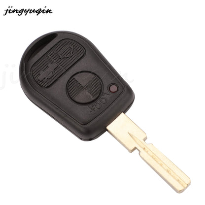 jingyuqin 3 Buttons Car Remote Key Fob 315/433Mhz ID44 PCF7935 Chip For BMW Z3 E31 E32 E34 E36 E38 E39 E46 Z3i HU58/HU92 Key