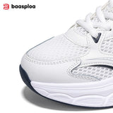 Baasploa Women Running Shoes 35-42 Fashion Lightweight Mesh Breathable Sport Shoes Comfort Soft Female Outdoor Casual Sneakers