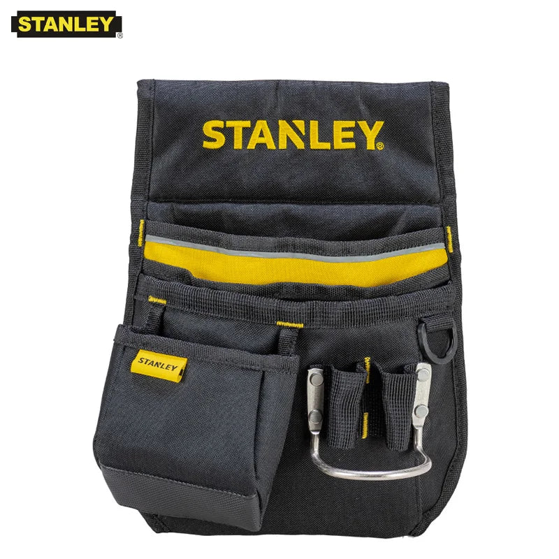 Bolsa de ferramentas profissional reforçada Stanley, organizador pequeno aberto vazio, bolsa multiuso para ferramentas, mecânico e eletricista, 1 pc