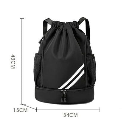 Mochila deportiva con cordón para gimnasio, para mujer y hombre, para baloncesto, fútbol, ​​fútbol, ​​entrenamiento, deportes al aire libre