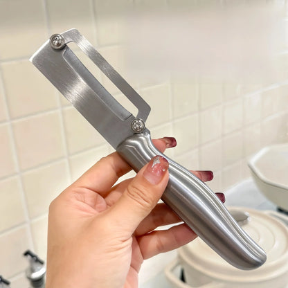 1 cuchillo pelador, potente cuchillo para caña de azúcar, herramienta raspadora de cocina, cuchillo para fruta doméstico, herramienta para raspar y pelar lechuga