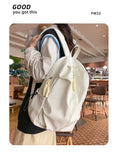 Large Capacity Schoolbag for Boys and Girls, High School and College Students, Simple Casual Sports Backpack, Fashion Travel Backpack