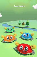 Double Force Walking Crawling Crab Tummy Time Baby Sensory Toys Infant Learning Crawl Development Babies Interactive Walking
