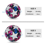 Standard Soccer Ball Professional Outdoor Sports Match Balls Training Seamless Football High Quality PU Material Size 5 Size 4