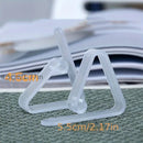 6pcs/12pcs Clear Tablecloth Clips, Picnic Table Cloth Clip, Windproof Table Cover Holder Clamps For Home, Kitchen, Restaurant