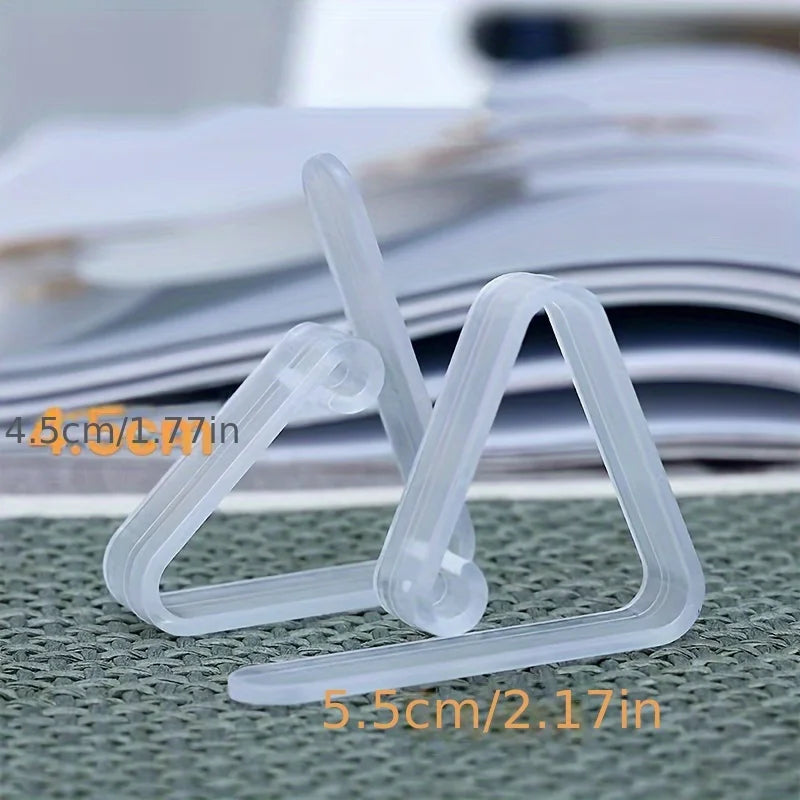 6pcs/12pcs Clear Tablecloth Clips, Picnic Table Cloth Clip, Windproof Table Cover Holder Clamps For Home, Kitchen, Restaurant
