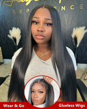 Peruca lace frontal gluseless cabeloliso HD - sem cola