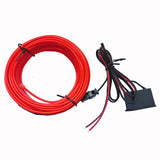 10M/5M/3M Neon LED Car Interior Decorative Lamps Strips USB Drive For DIY Decorative Dashboard Console Ambient Light Cold Light