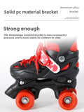 Children's New Flashing Double-Row Four-Wheel Shoes Boys and Girls Ice Skates Children's Roller Shoes