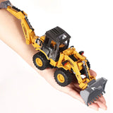 Juguetes para niños, tractor de aleación, excavadora, buldózer, grúa en miniatura, camión, modelo de vehículo agrícola de ingeniería fundido a presión, regalos para niños