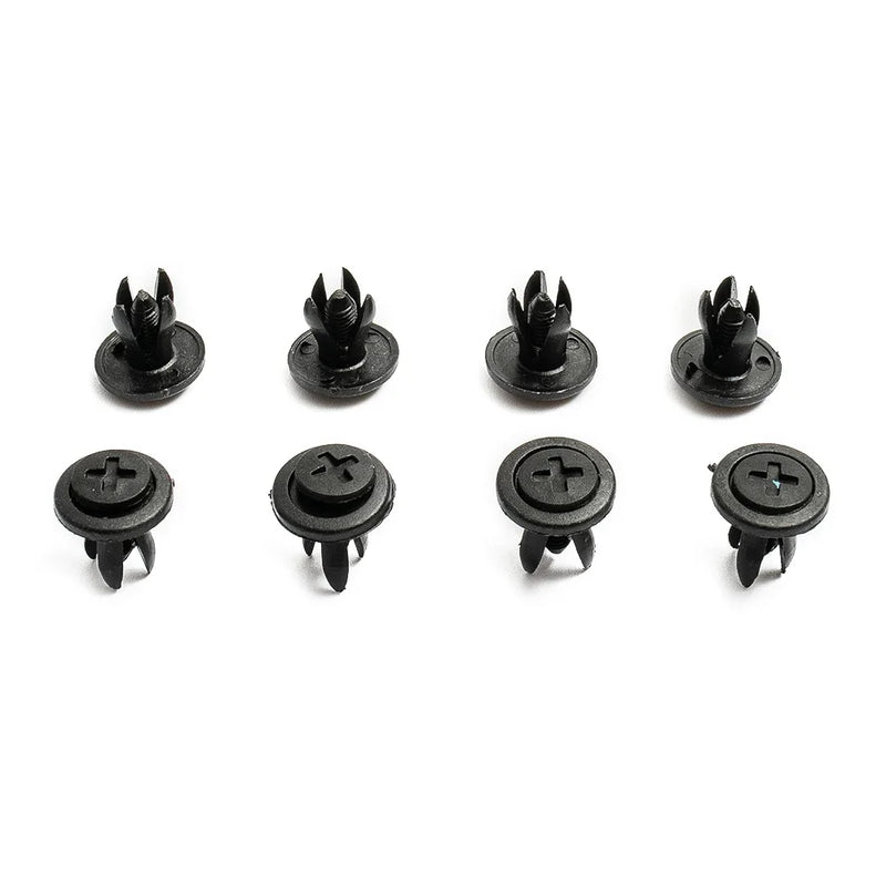 50pcs Car Body 6mm Hole Dia Plastic Rivets Fastener Fender Bumper Push Pin Clip Universal Car Fasteners Clip Auto Accessories