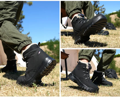 Work Safety Boots Men Waterproof Security Boots lightweight Industrial Steel Toe Work Shoes Protective Men Safety Shoes Size 48