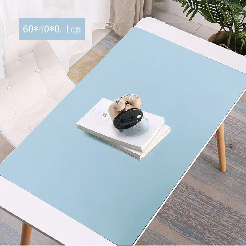 60/40cm Oversized Food Grade Silicone Waterproof Placemat Heat Insulation Anti-Skidding Washable Table Mat For Kitchen Dinner