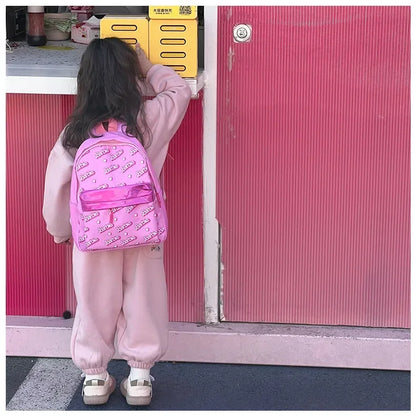 Kawaii Barbie Cartoon Anime Fashion Backpack Girl Barbie Princess Backpack Cute Kindergarten Kids Schoolbag Gift Toys