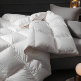 Luxurious Real Goose Down quilts duvets with a bulkiness of 800+ and a cleanliness of 1000+ Soft Comforter Warmth High Grade
