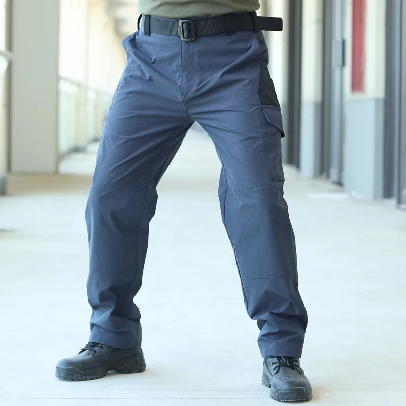 Men's Quick Dry Tactical Pants Water Resistant Outdoor Pants Lightweight Stretch Cargo Hiking Mountain Fishing Camping Pants