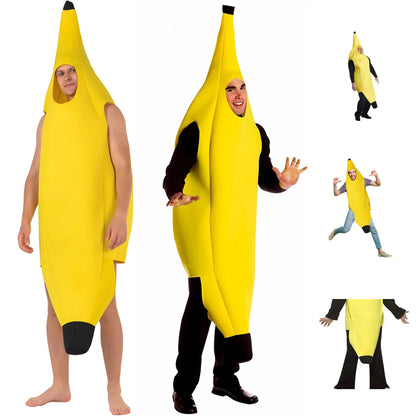 Carnival Clothing Men Cosplay Adult Fancy Dress Funny Sexy Banana Costume Novelty Halloween Christmas Carnival Party Decorations