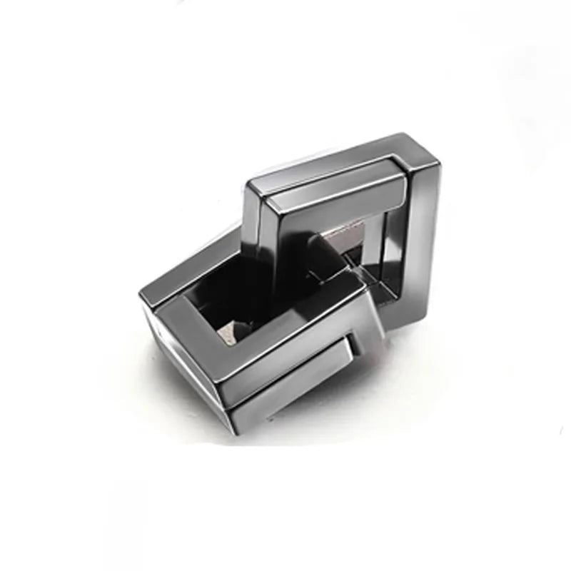 Quebra-cabeças de metal e madeira, brinquedos de encaixe e destreza, desafio de lógica e QI, diversão para viagens e presentes interessantes para crianças e adultos.