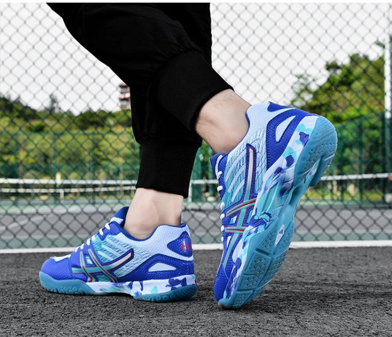 Badminton Shoes For Men And Women Lightweight Breathable Non-Slip Wear-Resistant Table Tennis Indoor Tennis Sports Shoes