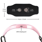 Masajeador de cabeza eléctrico para aliviar el dolor de cabeza y la migraña. Terapia para aliviar el insomnio y la migraña. Máquina de recarga para la relajación de la cabeza. Cuidado de la salud.