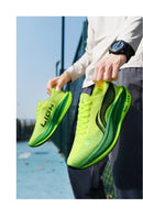 Marathon Cushion Carbon Plate Sports Running Shoes Men Breathable Lightweight Women Comfortable Nonskid Speciality Sneakers 45