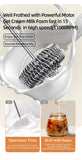 Electric Coffee Milk Foaming Mixer Coffee Creamer Whisk Handheld Egg Beater Froth Mixer Kitchen Automatic Kitchen Whisk Tools
