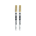 Fine tip permanent Paint Marker Pen DIY Paint Metallic Pen Permanent Gold SILVER Marker Touch Up,School Model Painting