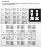 4pcs/set Terminals Crimping Machine Applicator Die Set Mold Blade Various Models For Terminal Machine Crimp Tools Accessories