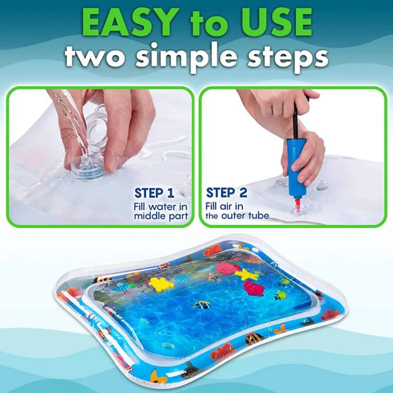 Baby Water Mat Inflatable Cushion Infant Toddler Water Play Mat for Children Early Developing Educational Toy Summer Toys