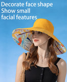 Xinbaoguan 100% Cotton European and American Cross-Border Women's New Double-Sided Fisherman Hat Summer Enlarged Brim Sun Hat
