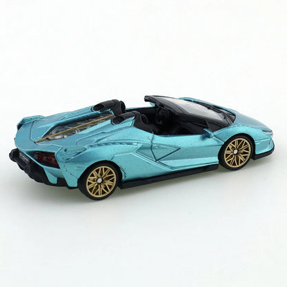 TSC 1/64 Lamborghini Lightning Convertible Edition Car Alloy Motor Vehicle Diecast Metal Model Kids Xmas Gift Toys for Boys