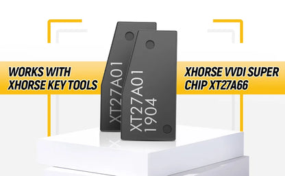 10 transpondedores Xhorse VVDI Super Chip XT27A XT27A01 XT27A66 compatibles con reescritura para VVDI2/VVDI MAX/VVDI MINI