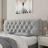 Backrest Soft Bag Bed Headboards for Hotel Headboards American Flannel Cloth Skin-Friendly Light Luxury Household Bed Headboards